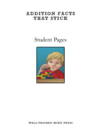 Addition Facts that Stick, Student Pages (Downloadable PDF)