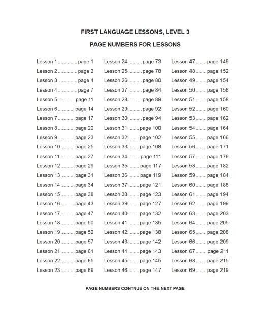 First Language Lessons Level 3, Workbook - Image 2
