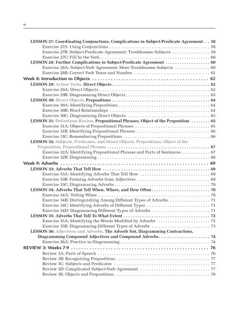 Grammar for the Well-Trained Mind, Revised Key to the Purple Workbook - Image 5