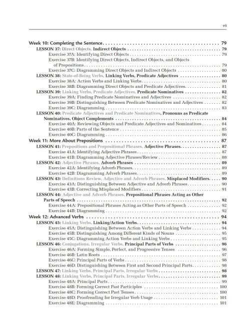 Grammar for the Well-Trained Mind, Revised Key to the Purple Workbook - Image 6