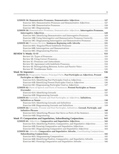 Grammar for the Well-Trained Mind, Revised Key to the Purple Workbook - Image 8