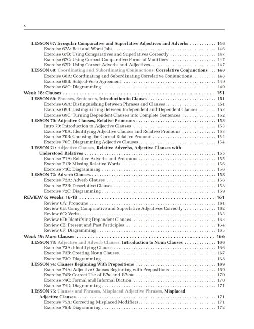 Grammar for the Well-Trained Mind, Revised Key to the Purple Workbook - Image 9