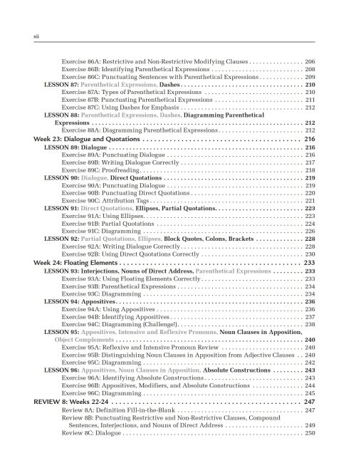 Grammar for the Well-Trained Mind, Revised Key to the Purple Workbook - Image 11