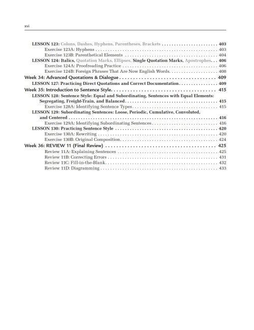 Grammar for the Well-Trained Mind, Revised Key to the Purple Workbook - Image 15